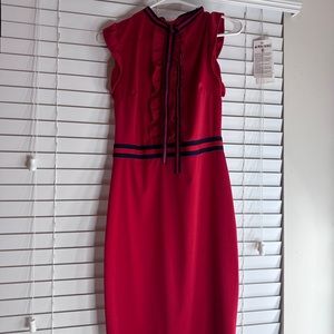 Beautiful slim fit red dress